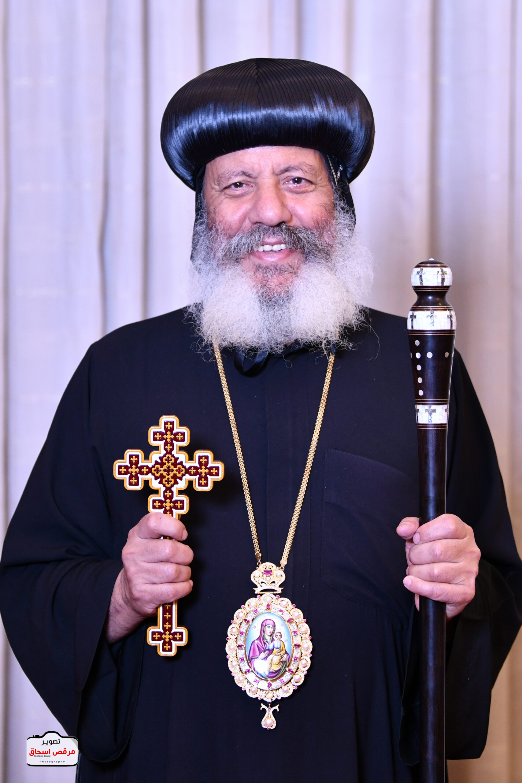 رسامة الانبا باخوميوس اسقف ورئيس دير الانبا مكاريوس السكندري بجبل القلالي بيد قداسة البابا تواضروس